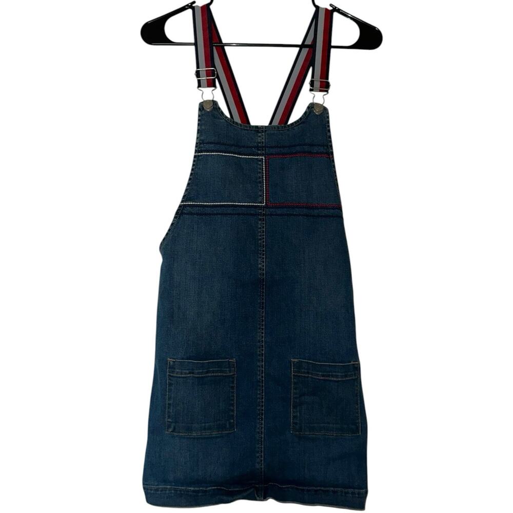 Tommy Hilfiger Girls 14 Woman’s Xs Blue Jean Classic Overalls Dress Vintage Look
